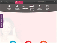 Tablet Screenshot of globaltravelgroup.com